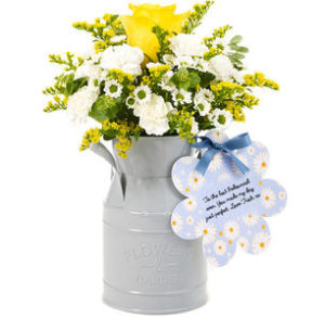 sainsburys flowers by post? try these flower churns